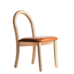 Made by Choice GOMA Dining Chair เก้าอี้ plywood พร้อมเบาะหนัง natural leather ออกแบบโดย Thomas Sandell
