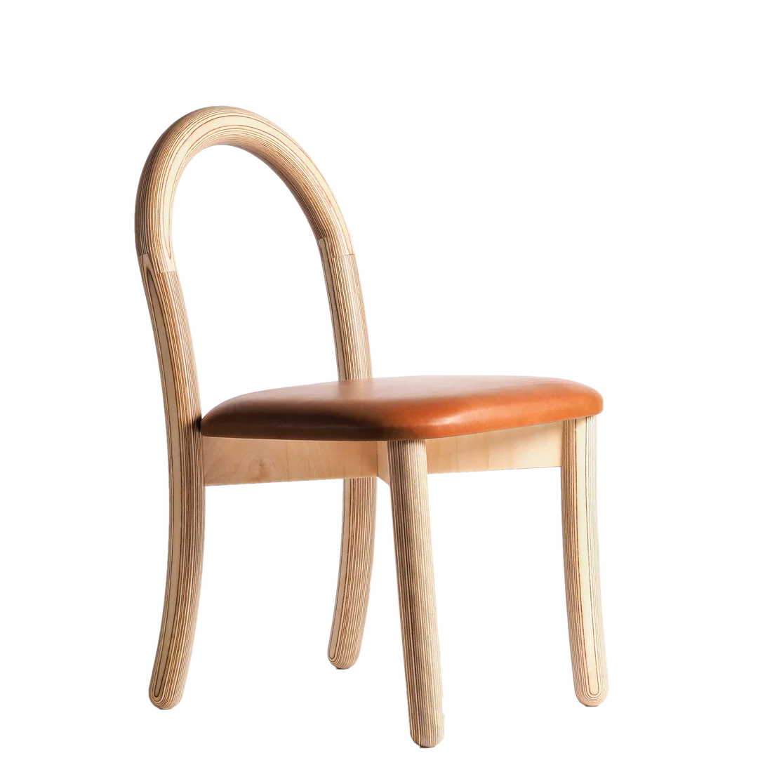 Made by Choice GOMA Dining Chair เก้าอี้ plywood พร้อมเบาะหนัง natural leather ออกแบบโดย Thomas Sandell