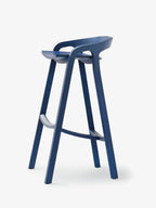 Mattiazzi MC1 SHE SAID Counter และ Bar Stool สตูลไม้ ash ออกแบบโดย Nitzan Cohen พร้อม backrest โค้งต่อเนื่องและรายละเอียดงานไม้ร่วมสมัย