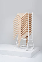 Mattiazzi MC12 TRONCO Chair เก้าอี้โครงไม้ ash แบบ stackable สำหรับพื้นที่ภายในร่วมสมัย