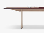 Mattiazzi MC19 FRONDA Table โต๊ะโครงไม้ pine พร้อม FENIX NTM® top สำหรับพื้นที่ทำงานและรับประทานอาหารร่วมสมัย