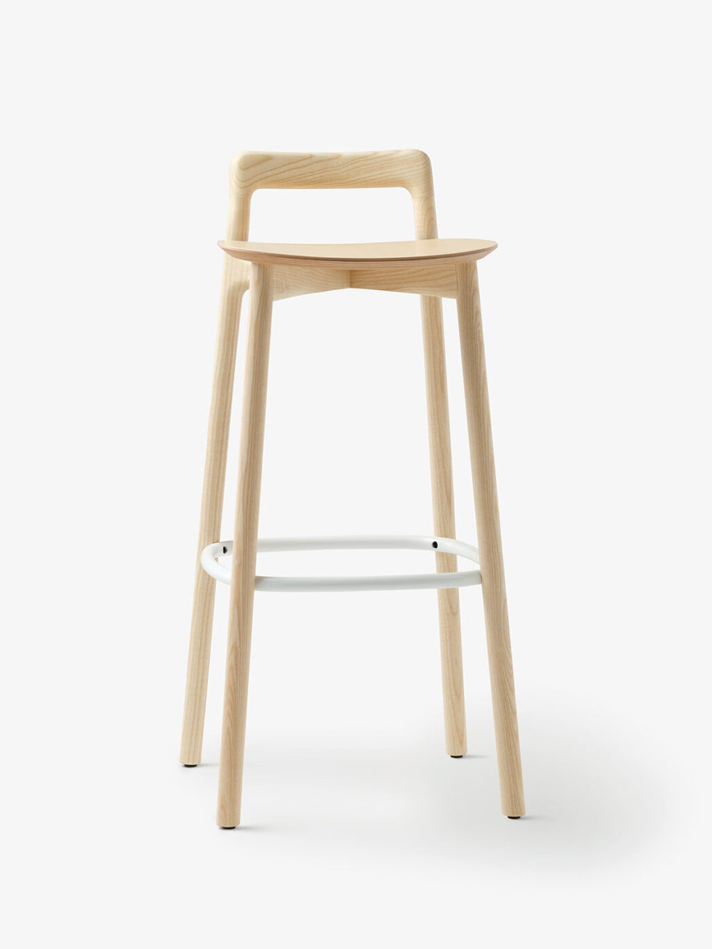Mattiazzi MC2 BRANCA Counter / Bar Stool สตูลไม้ ash ออกแบบโดย Sam Hecht & Kim Colin
