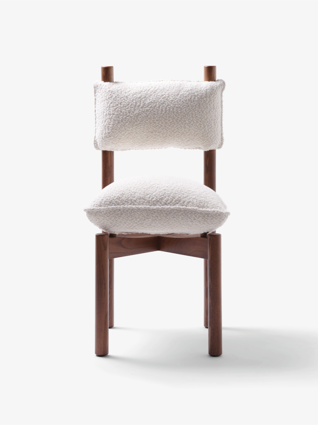 Mattiazzi PAF PAF Chair เก้าอี้โครงไม้ ash พร้อม removable upholstery สำหรับโต๊ะอาหารและพื้นที่ภายในร่วมสมัย