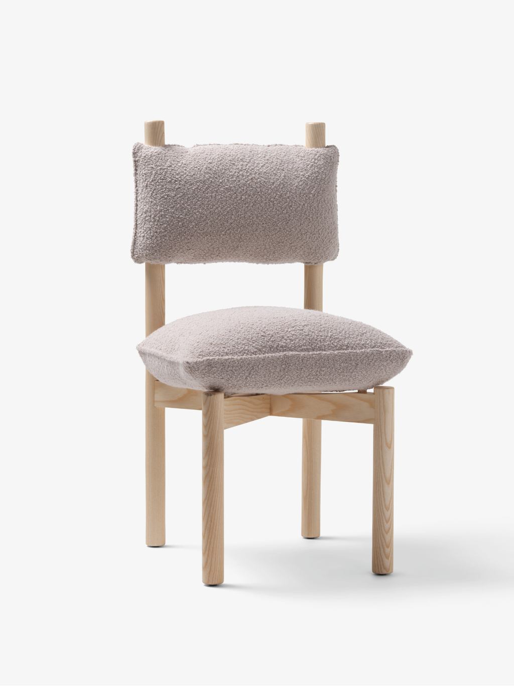 Mattiazzi PAF PAF Chair เก้าอี้โครงไม้ ash พร้อม removable upholstery สำหรับโต๊ะอาหารและพื้นที่ภายในร่วมสมัย