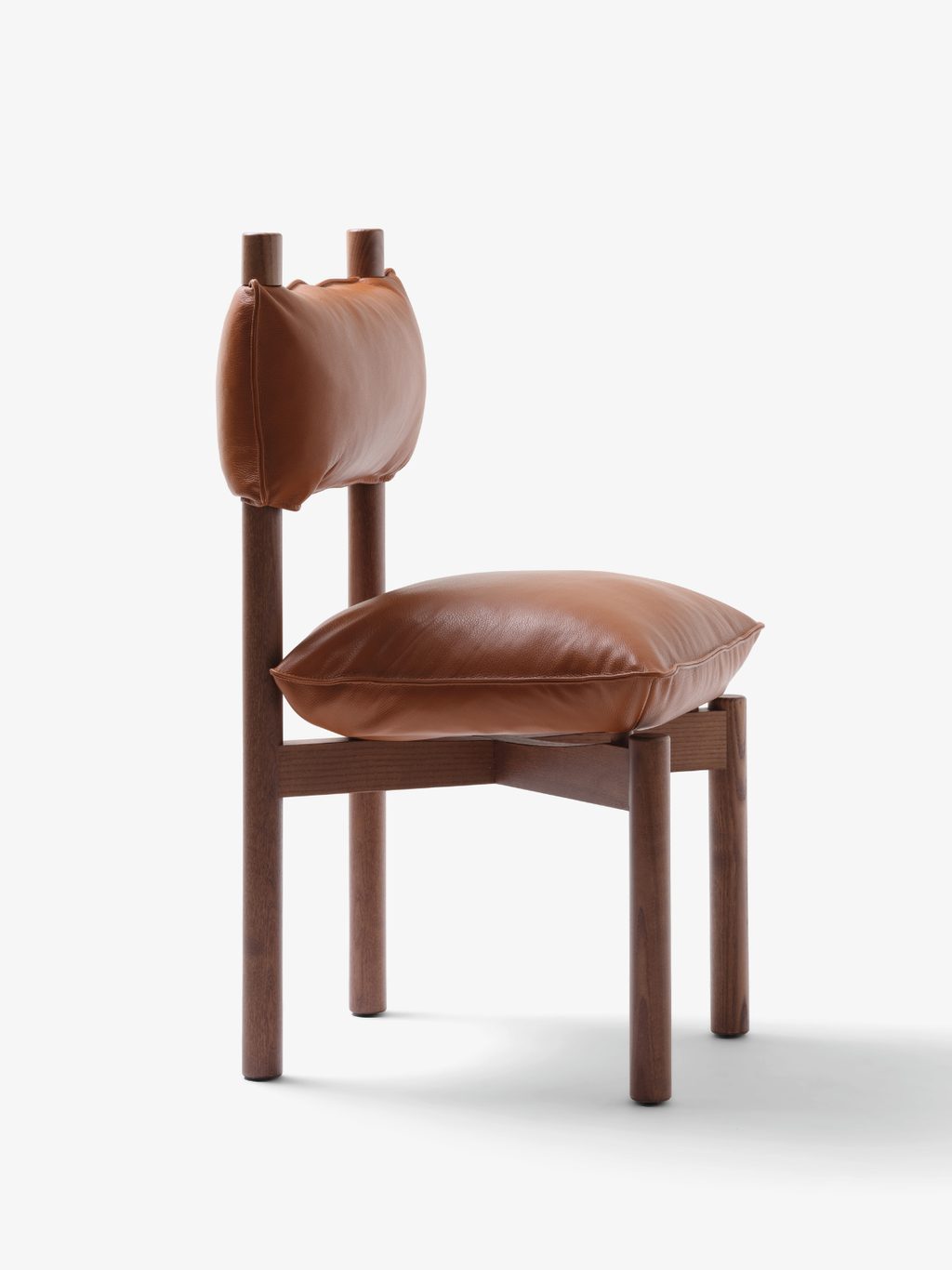 Mattiazzi PAF PAF Chair เก้าอี้โครงไม้ ash พร้อม removable upholstery สำหรับโต๊ะอาหารและพื้นที่ภายในร่วมสมัย