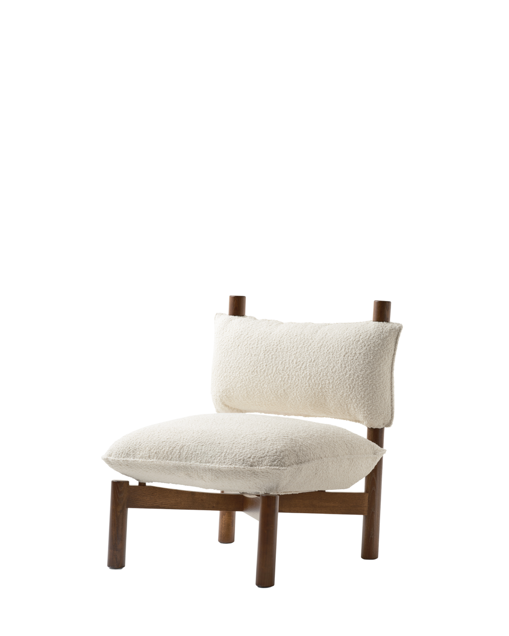 Mattiazzi PAF PAF Lounge เก้าอี้ lounge โครงไม้ ash พร้อม removable upholstery สำหรับพื้นที่นั่งเล่นและพื้นที่ภายในร่วมสมัย