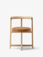 Mattiazzi APSIS Armchair เก้าอี้พักแขนโครงไม้ beech / walnut พร้อมเบาะบุและพนักพิงโค้ง สำหรับโต๊ะอาหาร คาเฟ่ ร้านอาหาร และพื้นที่ภายในร่วมสมัย