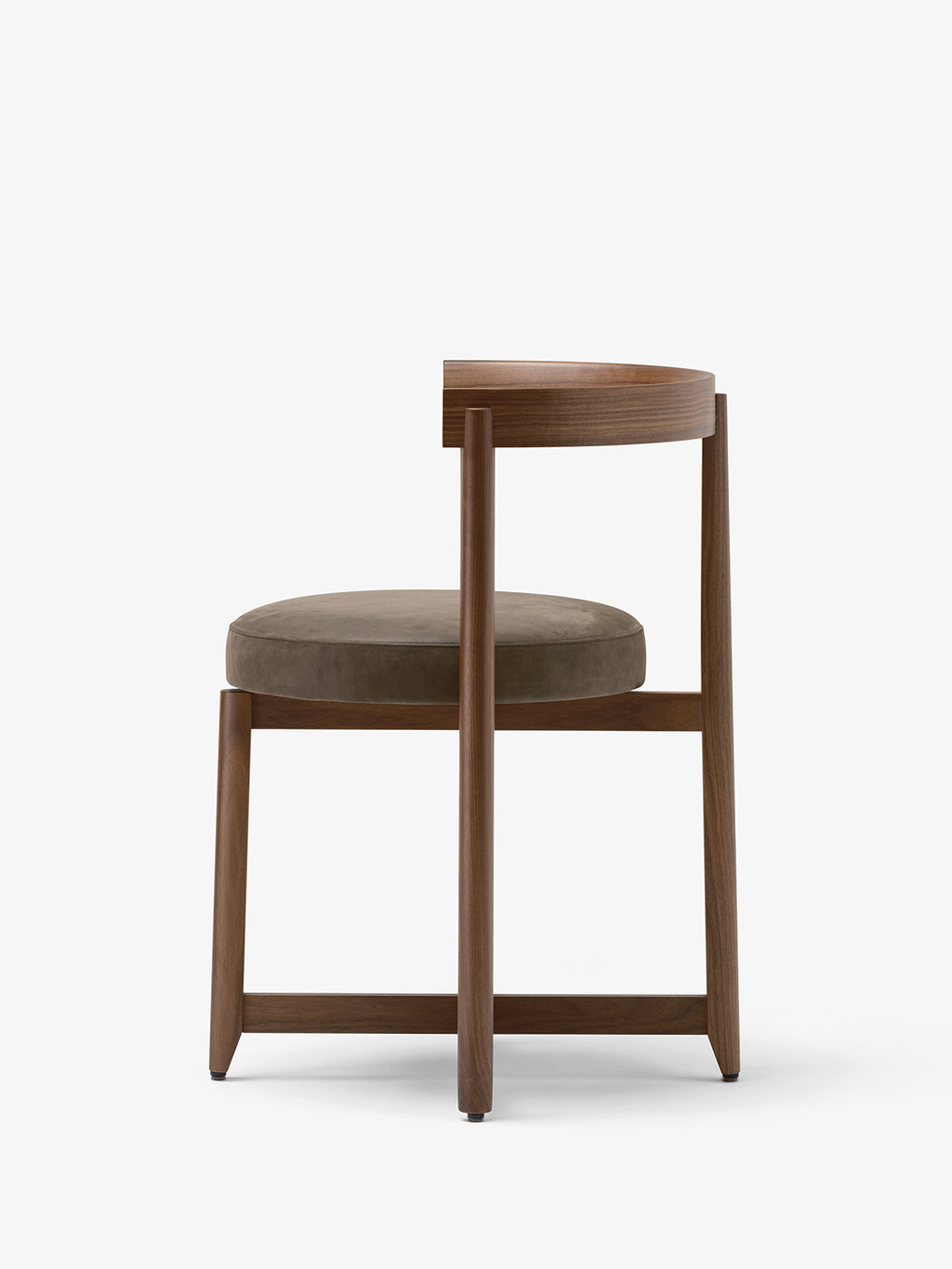Mattiazzi APSIS Armchair เก้าอี้พักแขนโครงไม้ beech / walnut พร้อมเบาะบุและพนักพิงโค้ง สำหรับโต๊ะอาหาร คาเฟ่ ร้านอาหาร และพื้นที่ภายในร่วมสมัย
