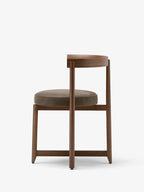 Mattiazzi APSIS Armchair เก้าอี้พักแขนโครงไม้ beech / walnut พร้อมเบาะบุและพนักพิงโค้ง สำหรับโต๊ะอาหาร คาเฟ่ ร้านอาหาร และพื้นที่ภายในร่วมสมัย