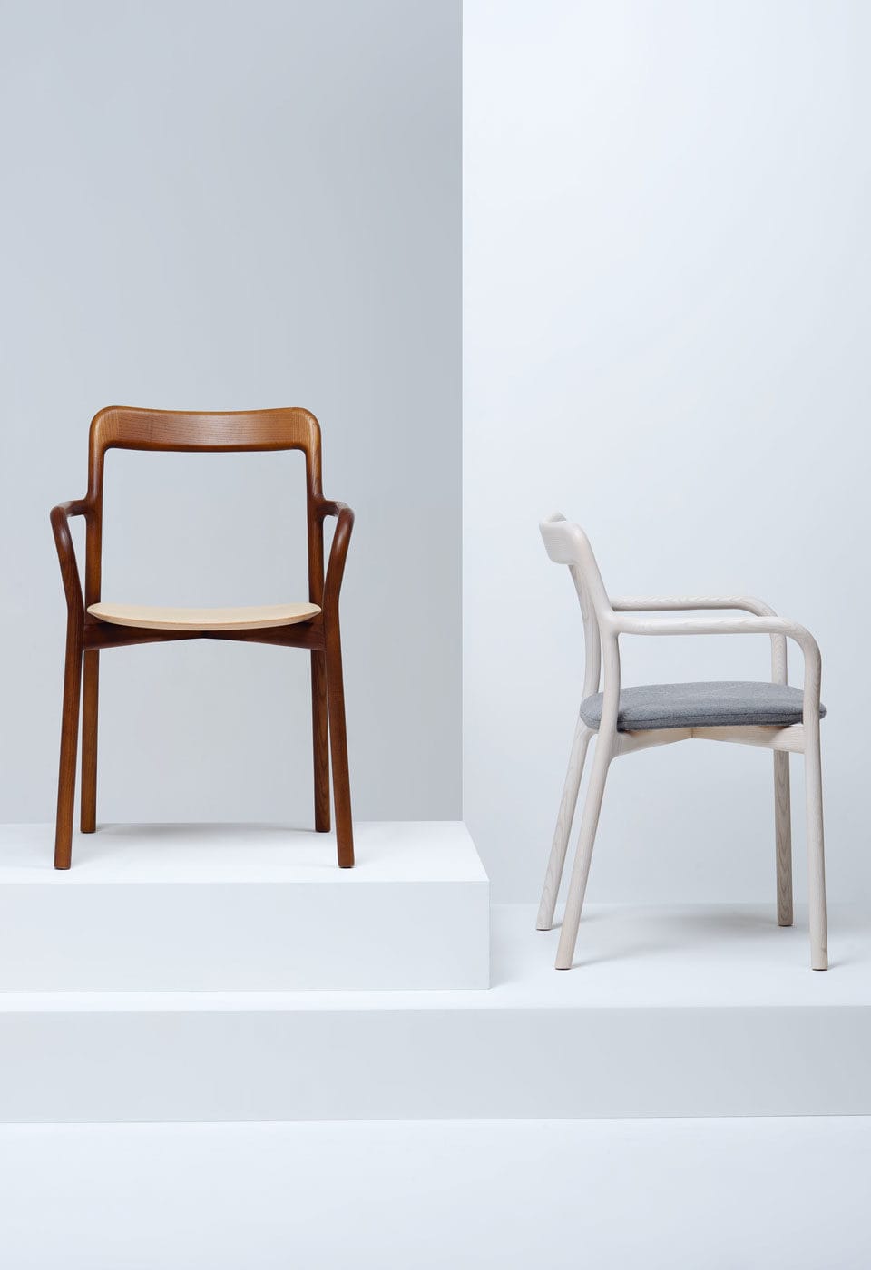 Mattiazzi MC2 BRANCA Chair เก้าอี้ไม้ ash ดีไซน์ organic ออกแบบโดย Sam Hecht & Kim Colin