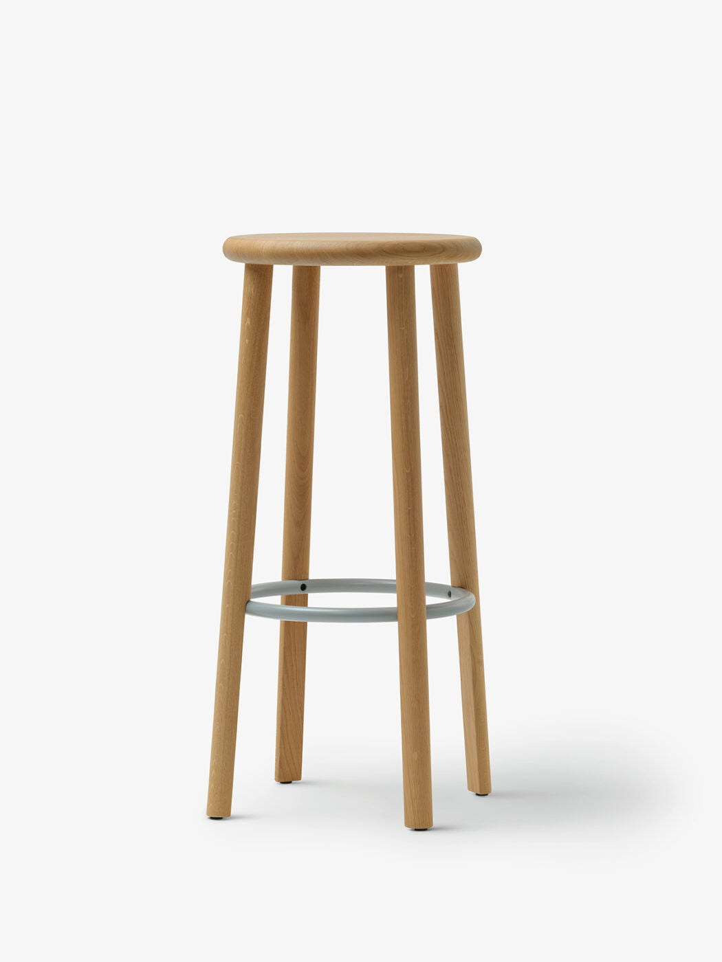 Mattiazzi MC5 SOLO Counter / Bar Stool สตูลไม้ ash หรือ oak สำหรับ counter และ bar seating ออกแบบโดย Nitzan Cohen