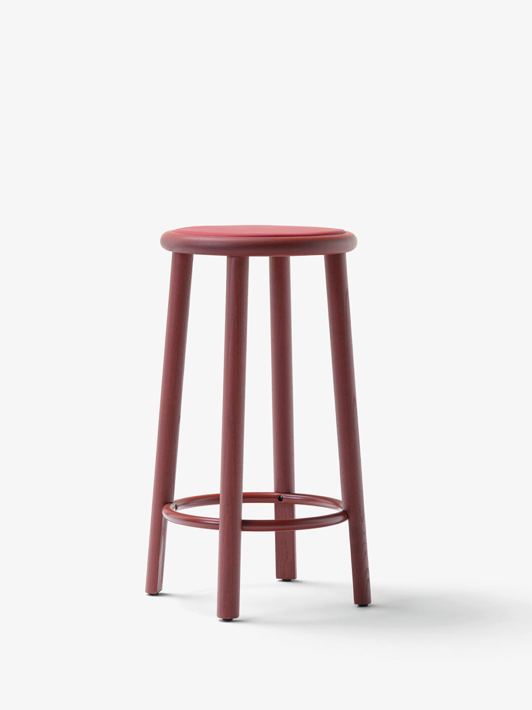 Mattiazzi MC5 SOLO Counter / Bar Stool สตูลไม้ ash หรือ oak สำหรับ counter และ bar seating ออกแบบโดย Nitzan Cohen