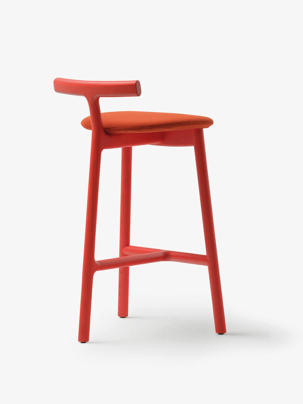 Mattiazzi MC7 RADICE Counter Stool สตูลไม้สามขาสำหรับ counter seating ออกแบบโดย Sam Hecht & Kim Colin