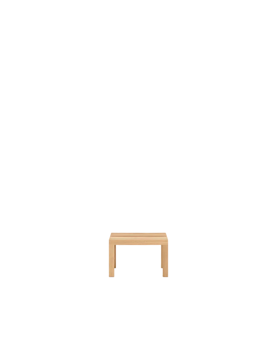 MOEBE Peg Step Stool สตูลไม้ oak ใช้เป็น step ได้ มีช่องจับตรงกลาง ออกแบบโดย MOEBE