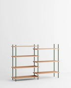 ชั้นวางของ ชั้นเก็บของ ชั้นวางตกแต่งบ้าน ชั้นจัดแสดงของสะสม ชั้นจัดระเบียบ และชั้นโชว์ของจาก MOEBE ดีไซน์เรียบง่ายแบบสแกนดิเนเวีย ปรับเปลี่ยนได้ตามพื้นที่และการใช้งาน ผลิตจากไม้โอ๊กแท้และเหล็กเคลือบสีพาวเดอร์ สะท้อนแนวคิดของ Old Pine Trees เรื่องความงามที่ใช้งานได้จริงและอยู่กับเราได้นาน