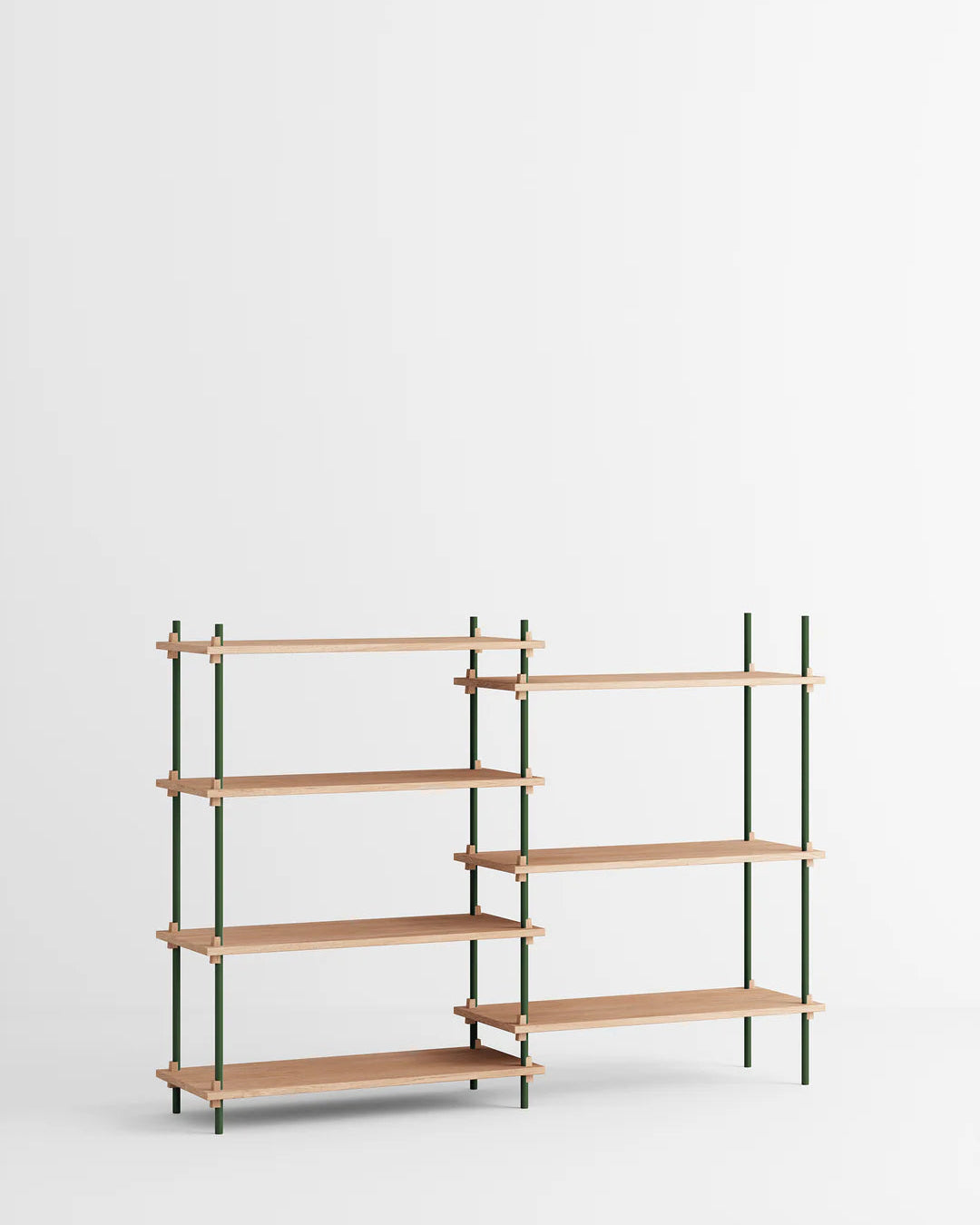 ชั้นวางของ ชั้นเก็บของ ชั้นวางตกแต่งบ้าน ชั้นจัดแสดงของสะสม ชั้นจัดระเบียบ และชั้นโชว์ของจาก MOEBE ดีไซน์เรียบง่ายแบบสแกนดิเนเวีย ปรับเปลี่ยนได้ตามพื้นที่และการใช้งาน ผลิตจากไม้โอ๊กแท้และเหล็กเคลือบสีพาวเดอร์ สะท้อนแนวคิดของ Old Pine Trees เรื่องความงามที่ใช้งานได้จริงและอยู่กับเราได้นาน
