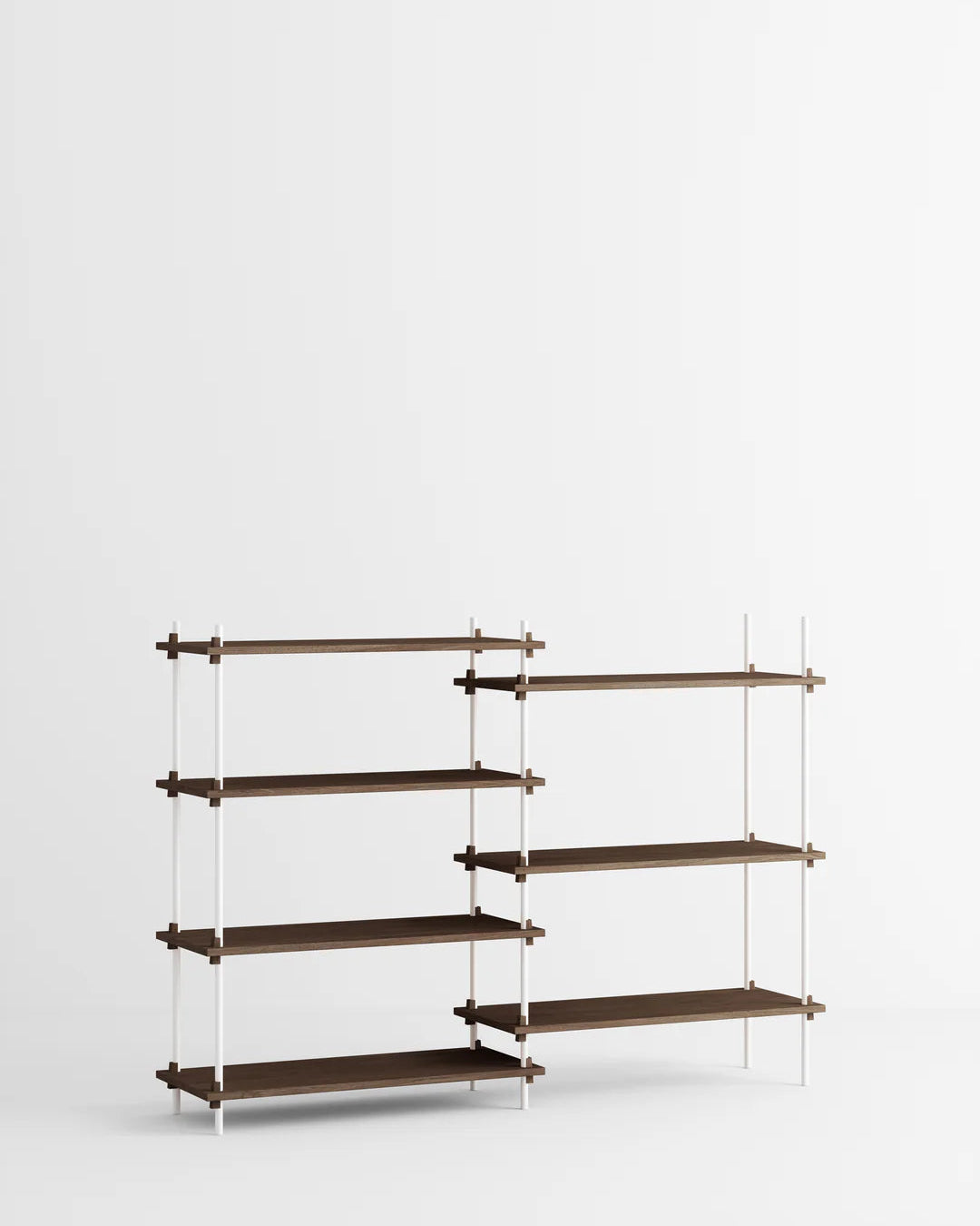 ชั้นวางของ ชั้นเก็บของ ชั้นวางตกแต่งบ้าน ชั้นจัดแสดงของสะสม ชั้นจัดระเบียบ และชั้นโชว์ของจาก MOEBE ดีไซน์เรียบง่ายแบบสแกนดิเนเวีย ปรับเปลี่ยนได้ตามพื้นที่และการใช้งาน ผลิตจากไม้โอ๊กแท้และเหล็กเคลือบสีพาวเดอร์ สะท้อนแนวคิดของ Old Pine Trees เรื่องความงามที่ใช้งานได้จริงและอยู่กับเราได้นาน