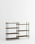 ชั้นวางของ ชั้นเก็บของ ชั้นวางตกแต่งบ้าน ชั้นจัดแสดงของสะสม ชั้นจัดระเบียบ และชั้นโชว์ของจาก MOEBE ดีไซน์เรียบง่ายแบบสแกนดิเนเวีย ปรับเปลี่ยนได้ตามพื้นที่และการใช้งาน ผลิตจากไม้โอ๊กแท้และเหล็กเคลือบสีพาวเดอร์ สะท้อนแนวคิดของ Old Pine Trees เรื่องความงามที่ใช้งานได้จริงและอยู่กับเราได้นาน