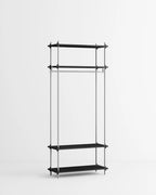 ราวแขวนผ้า MOEBE แบบโมดูลาร์ ทำจากไม้โอ๊กสไตล์สแกนดิเนเวียน นำเข้าโดย Old Pine Trees ปรับแต่งได้ไม่สิ้นสุด เพิ่มชิ้นส่วนหรือปรับรูปแบบได้ตามต้องการ โครงสร้างแบบคอมโพเนนต์ แข็งแรง ใช้งานได้นาน เหมาะสำหรับการจัดเก็บเสื้อผ้าและตกแต่งบ้านในสไตล์สแกนดิเนเวียนอย่างเป็นระเบียบ