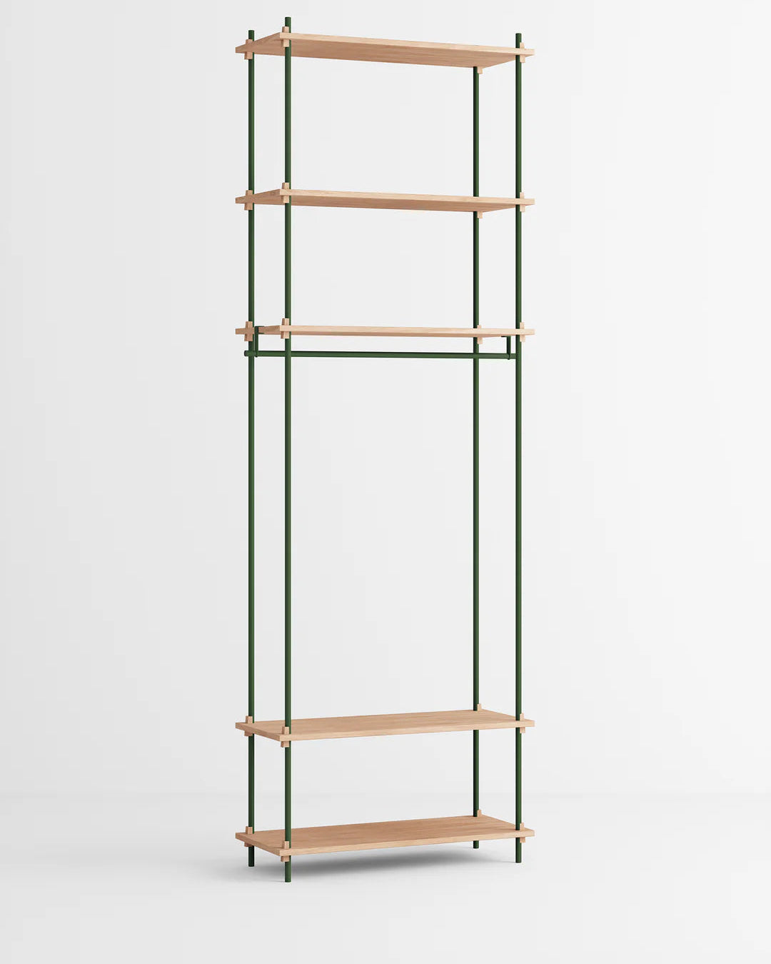 ราวแขวนผ้า MOEBE แบบโมดูลาร์ ทำจากไม้โอ๊กสไตล์สแกนดิเนเวียน นำเข้าโดย Old Pine Trees ปรับแต่งได้ไม่สิ้นสุด เพิ่มชิ้นส่วนหรือปรับรูปแบบได้ตามต้องการ โครงสร้างแบบคอมโพเนนต์ แข็งแรง ใช้งานได้นาน เหมาะสำหรับการจัดเก็บเสื้อผ้าและตกแต่งบ้านในสไตล์สแกนดิเนเวียนอย่างเป็นระเบียบ