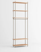 ราวแขวนผ้า MOEBE แบบโมดูลาร์ ทำจากไม้โอ๊กสไตล์สแกนดิเนเวียน นำเข้าโดย Old Pine Trees ปรับแต่งได้ไม่สิ้นสุด เพิ่มชิ้นส่วนหรือปรับรูปแบบได้ตามต้องการ โครงสร้างแบบคอมโพเนนต์ แข็งแรง ใช้งานได้นาน เหมาะสำหรับการจัดเก็บเสื้อผ้าและตกแต่งบ้านในสไตล์สแกนดิเนเวียนอย่างเป็นระเบียบ