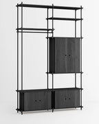 ราวแขวนผ้า MOEBE แบบโมดูลาร์ ทำจากไม้โอ๊กสไตล์สแกนดิเนเวียน นำเข้าโดย Old Pine Trees ปรับแต่งได้ไม่สิ้นสุด เพิ่มชิ้นส่วนหรือปรับรูปแบบได้ตามต้องการ โครงสร้างแบบคอมโพเนนต์ แข็งแรง ใช้งานได้นาน เหมาะสำหรับการจัดเก็บเสื้อผ้าและตกแต่งบ้านในสไตล์สแกนดิเนเวียนอย่างเป็นระเบียบ