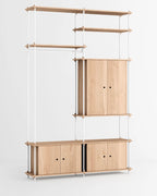 ราวแขวนผ้า MOEBE แบบโมดูลาร์ ทำจากไม้โอ๊กสไตล์สแกนดิเนเวียน นำเข้าโดย Old Pine Trees ปรับแต่งได้ไม่สิ้นสุด เพิ่มชิ้นส่วนหรือปรับรูปแบบได้ตามต้องการ โครงสร้างแบบคอมโพเนนต์ แข็งแรง ใช้งานได้นาน เหมาะสำหรับการจัดเก็บเสื้อผ้าและตกแต่งบ้านในสไตล์สแกนดิเนเวียนอย่างเป็นระเบียบ