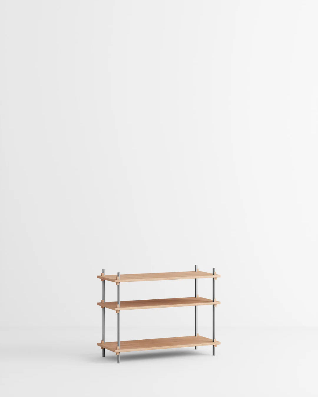 ชั้นวางของจาก MOEBE ดีไซน์เรียบง่ายแบบสแกนดิเนเวีย
ปรับเปลี่ยนได้ตามพื้นที่และการใช้งาน ผลิตจากไม้โอ๊กแท้และเหล็กเคลือบสีพาวเดอร์
สะท้อนแนวคิดของ Old Pine Trees เรื่องความงามที่ใช้งานได้จริงและอยู่กับเราได้นาน