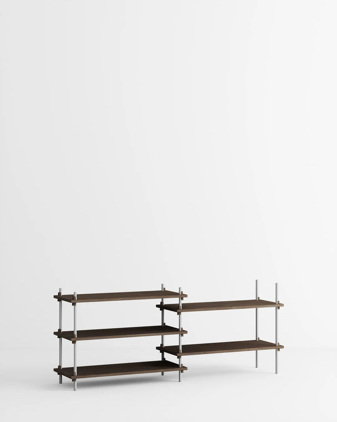 ชั้นวางของจาก MOEBE ดีไซน์เรียบง่ายแบบสแกนดิเนเวีย
ปรับเปลี่ยนได้ตามพื้นที่และการใช้งาน ผลิตจากไม้โอ๊กแท้และเหล็กเคลือบสีพาวเดอร์
สะท้อนแนวคิดของ Old Pine Trees เรื่องความงามที่ใช้งานได้จริงและอยู่กับเราได้นาน