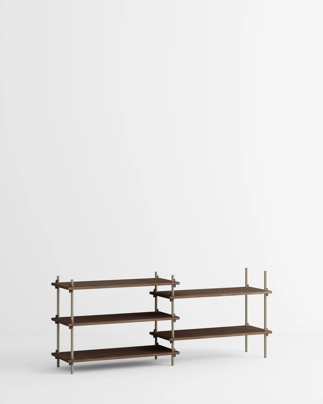 ชั้นวางของจาก MOEBE ดีไซน์เรียบง่ายแบบสแกนดิเนเวีย
ปรับเปลี่ยนได้ตามพื้นที่และการใช้งาน ผลิตจากไม้โอ๊กแท้และเหล็กเคลือบสีพาวเดอร์
สะท้อนแนวคิดของ Old Pine Trees เรื่องความงามที่ใช้งานได้จริงและอยู่กับเราได้นาน