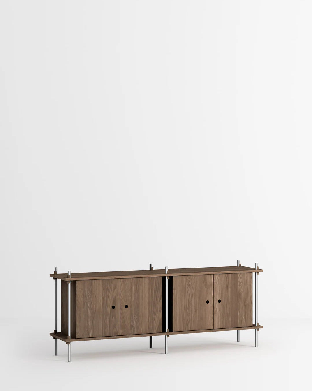 ชั้นวางของจาก MOEBE ดีไซน์เรียบง่ายแบบสแกนดิเนเวีย
ปรับเปลี่ยนได้ตามพื้นที่และการใช้งาน ผลิตจากไม้โอ๊กแท้และเหล็กเคลือบสีพาวเดอร์
สะท้อนแนวคิดของ Old Pine Trees เรื่องความงามที่ใช้งานได้จริงและอยู่กับเราได้นาน