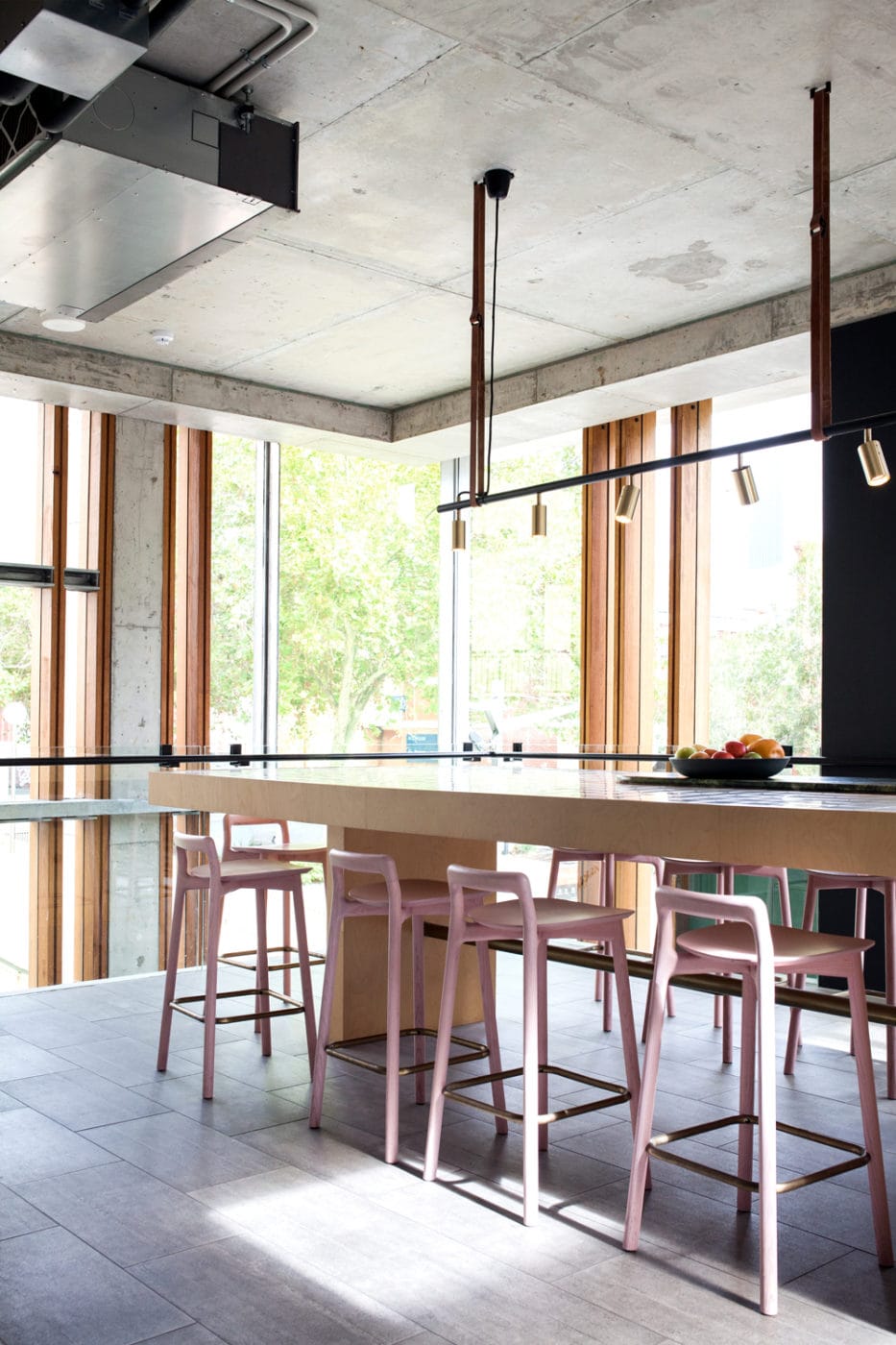 Mattiazzi MC2 BRANCA Counter / Bar Stool สตูลไม้ ash ออกแบบโดย Sam Hecht & Kim Colin