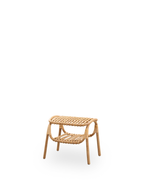 Sika Design Machiya Stool สตูลหวาย พร้อมชั้นวาง