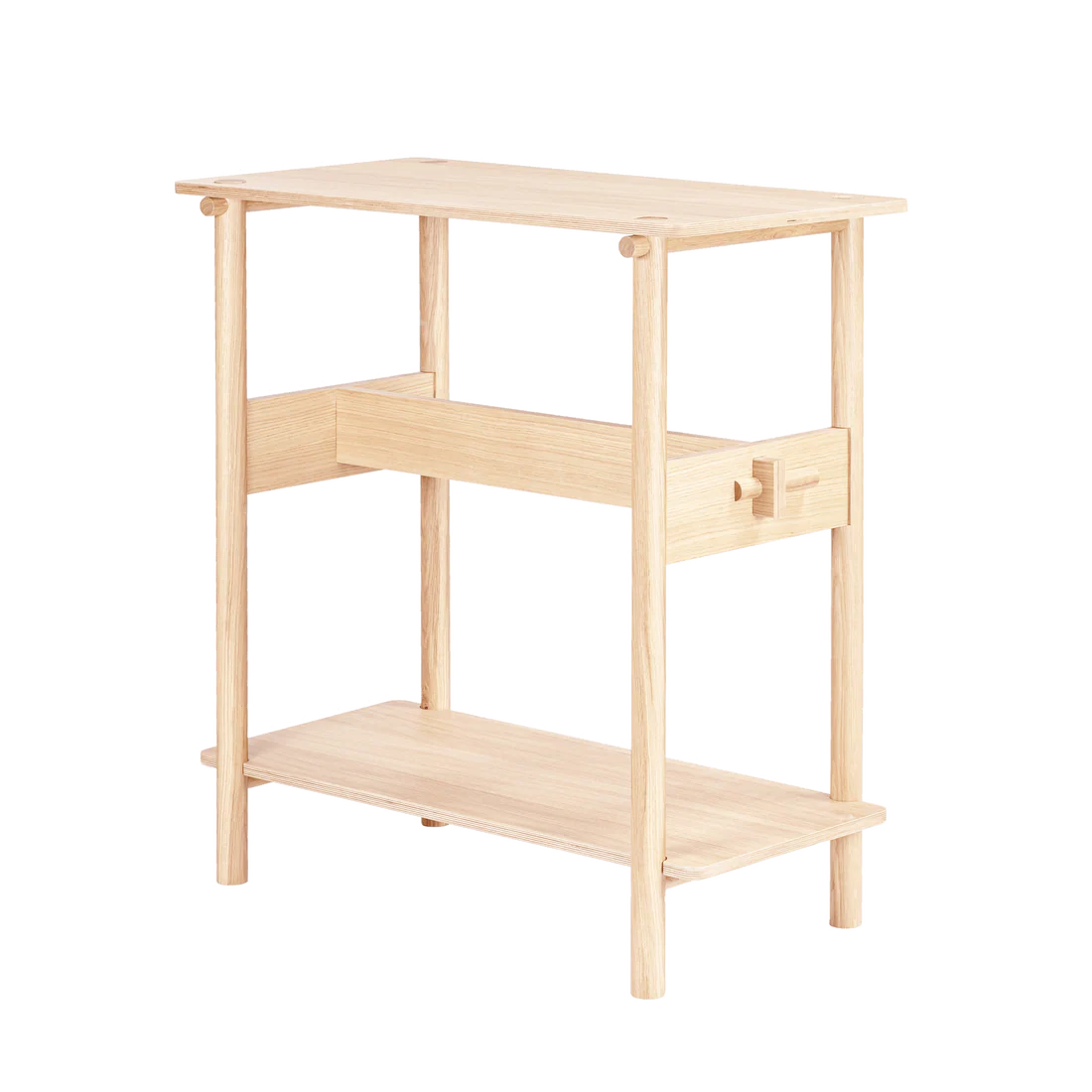 Made by Choice FEM Desk โต๊ะทำงานไม้ ash แบบ multifunctional สำหรับ sitting และ standing use ออกแบบโดย Fyra