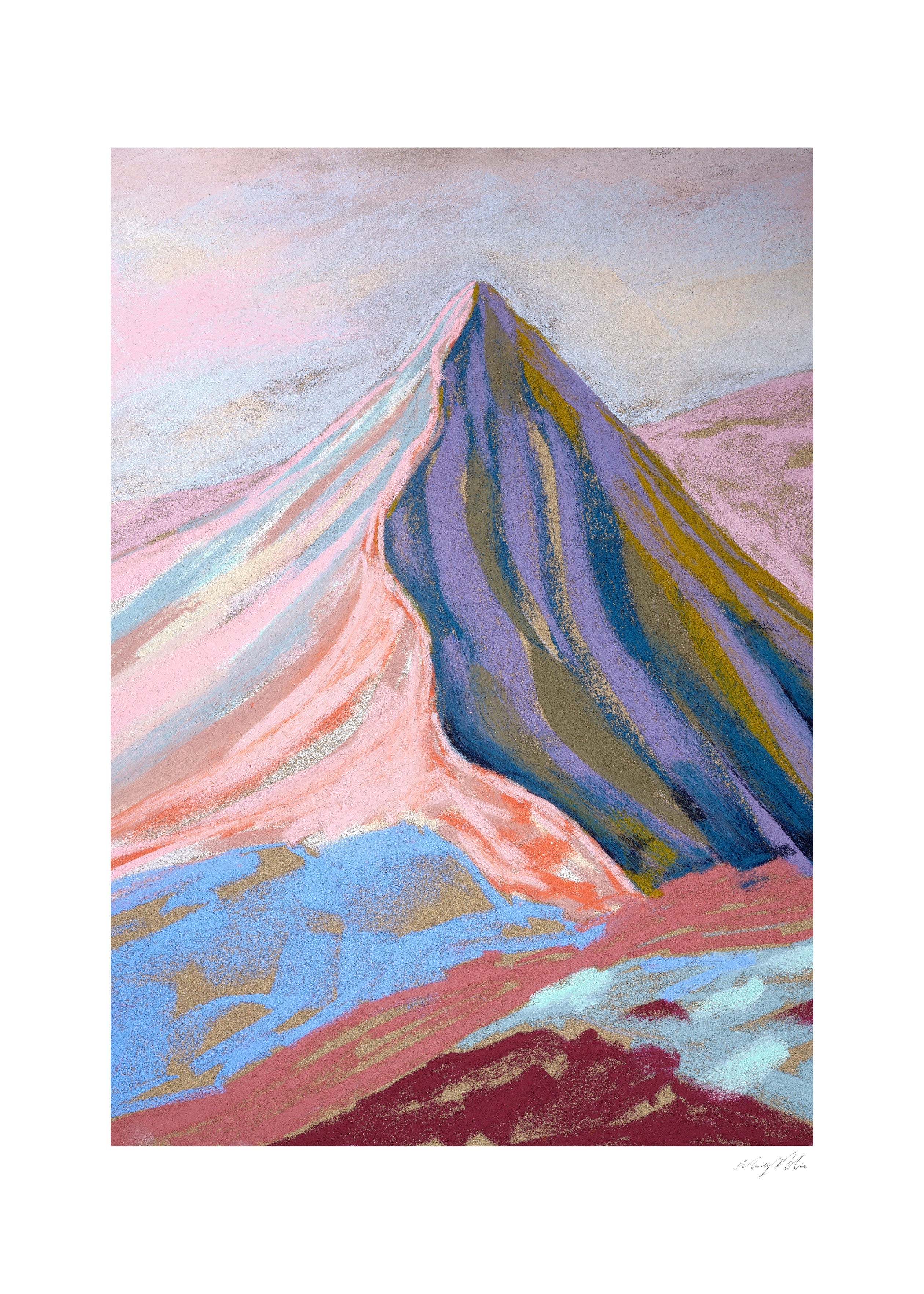 โปสเตอร์ Velvet Peak I by Mandy Maria จาก The Poster Club สินค้าลิขสิทธิ์แท้นำเข้าโดย Old Pine Trees