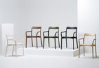 Mattiazzi MC2 BRANCA Chair เก้าอี้ไม้ ash ดีไซน์ organic ออกแบบโดย Sam Hecht & Kim Colin