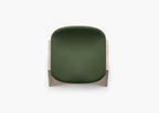 Mattiazzi MC19 FRONDA Stool สตูลโครงไม้ pine พร้อม shelf ใต้ที่นั่งและ steel seat สำหรับพื้นที่ภายในร่วมสมัย