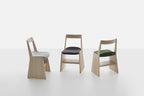 Mattiazzi MC19 FRONDA Chair เก้าอี้โครงไม้ pine พร้อม shelf ใต้ที่นั่งและ steel seat สำหรับพื้นที่ภายในร่วมสมัย
