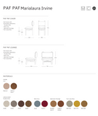Mattiazzi PAF PAF Lounge เก้าอี้ lounge โครงไม้ ash พร้อม removable upholstery สำหรับพื้นที่นั่งเล่นและพื้นที่ภายในร่วมสมัย