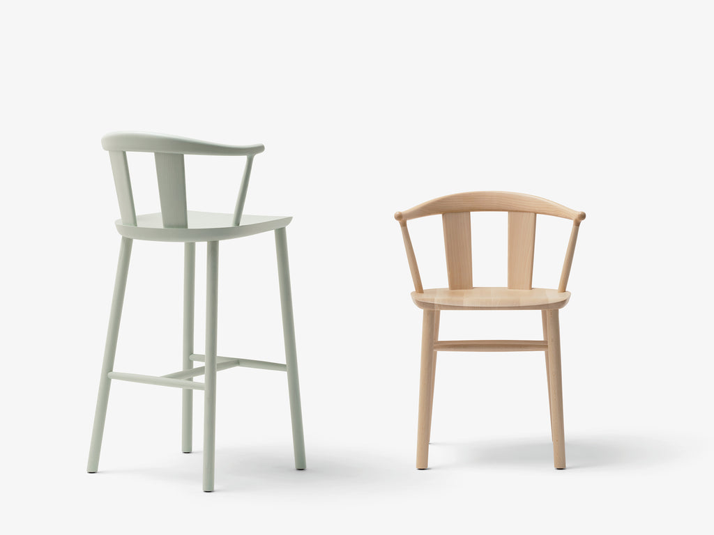 Mattiazzi STELO Chair เก้าอี้พักแขนโครงไม้ ash และ beech สำหรับโต๊ะอาหาร คาเฟ่ และร้านอาหารร่วมสมัย