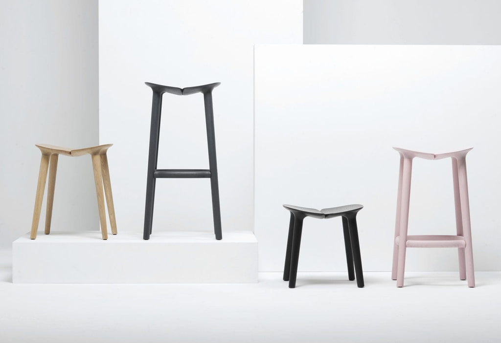 Mattiazzi MC3 OSSO Low Stool สตูลไม้ ash หรือ oak ดีไซน์ organic ออกแบบโดย Ronan & Erwan Bouroullec