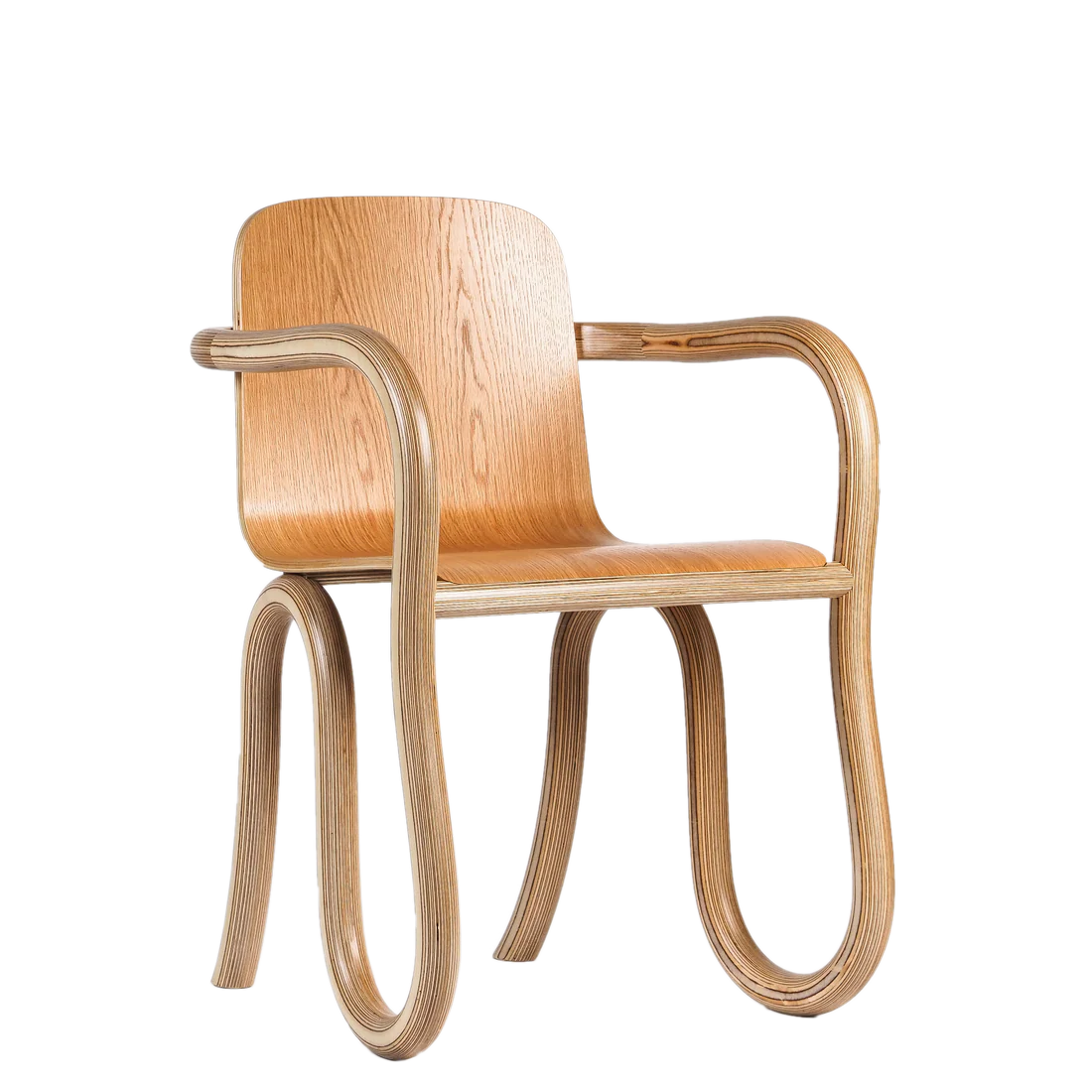 Made by Choice KOLHO Chair เก้าอี้ plywood รูปทรง geometric และ curved form ออกแบบโดย Matthew Day Jackson