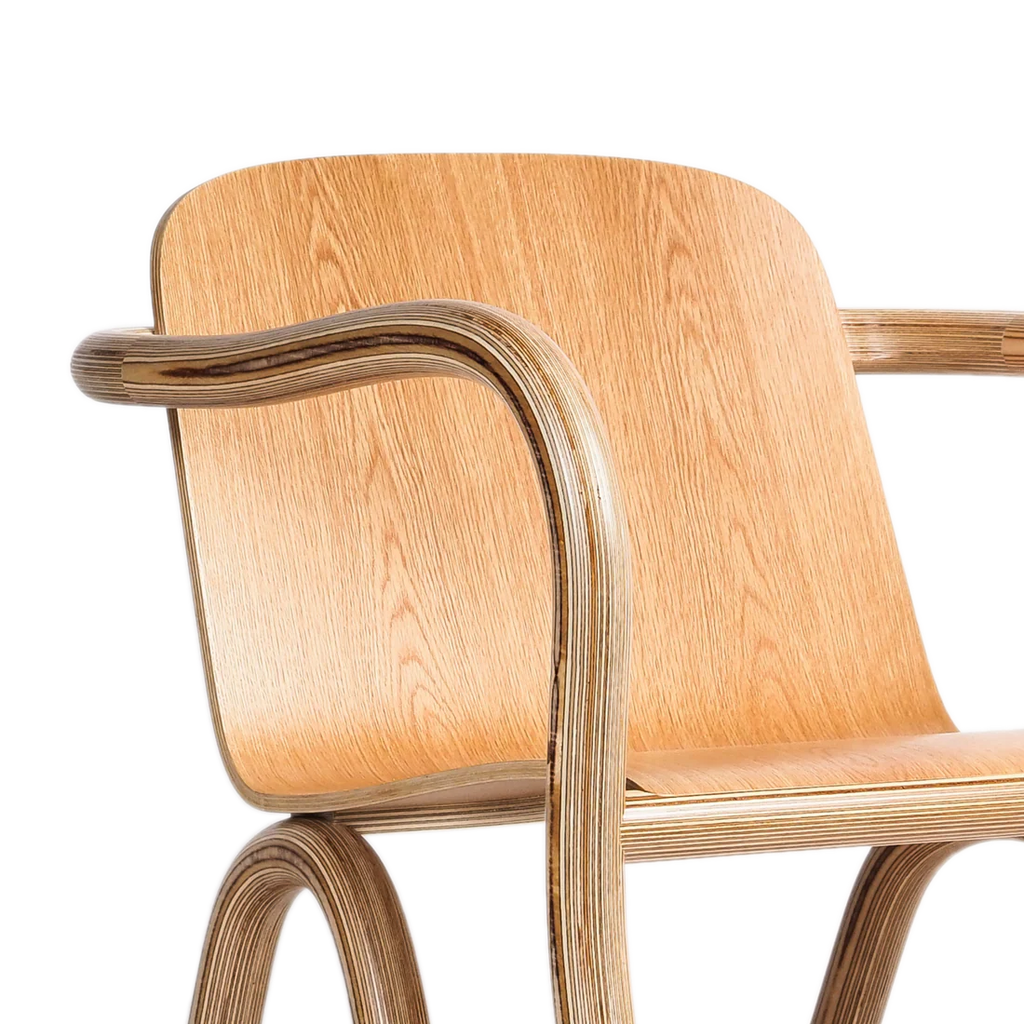 Made by Choice KOLHO Lounge Chair เก้าอี้ lounge plywood รูปทรง geometric และ curved form ออกแบบโดย Matthew Day Jackson