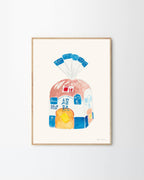 โปสเตอร์ Bread Pack by Melina Pecharkri จาก The Poster Club สินค้าลิขสิทธิ์แท้นำเข้าโดย Old Pine Trees