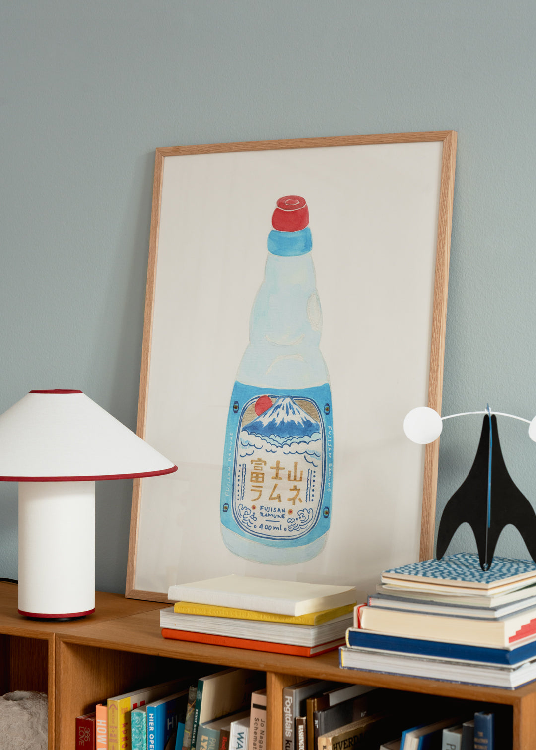 โปสเตอร์ Fujisan Ramune by Melina Pecharkri จาก The Poster Club สินค้าลิขสิทธิ์แท้นำเข้าโดย Old Pine Trees