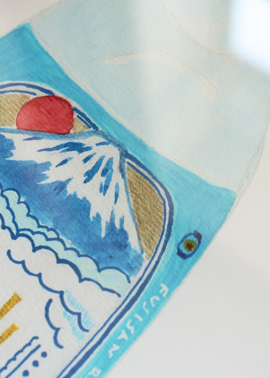 โปสเตอร์ Fujisan Ramune by Melina Pecharkri จาก The Poster Club สินค้าลิขสิทธิ์แท้นำเข้าโดย Old Pine Trees