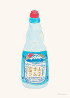 โปสเตอร์ Fujisan Ramune by Melina Pecharkri จาก The Poster Club สินค้าลิขสิทธิ์แท้นำเข้าโดย Old Pine Trees
