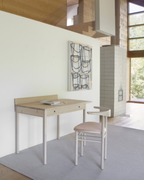 Nikari November Light Desk โต๊ะทำงาน ash พร้อมลิ้นชักในตัว ออกแบบโดย Louise Campbell