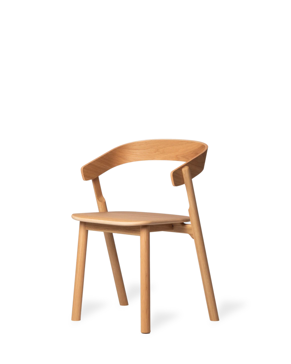 Made by Choice NUDE Dining Chair เก้าอี้ oak และ birch plywood แบบ stackable ออกแบบโดย Harri Koskinen