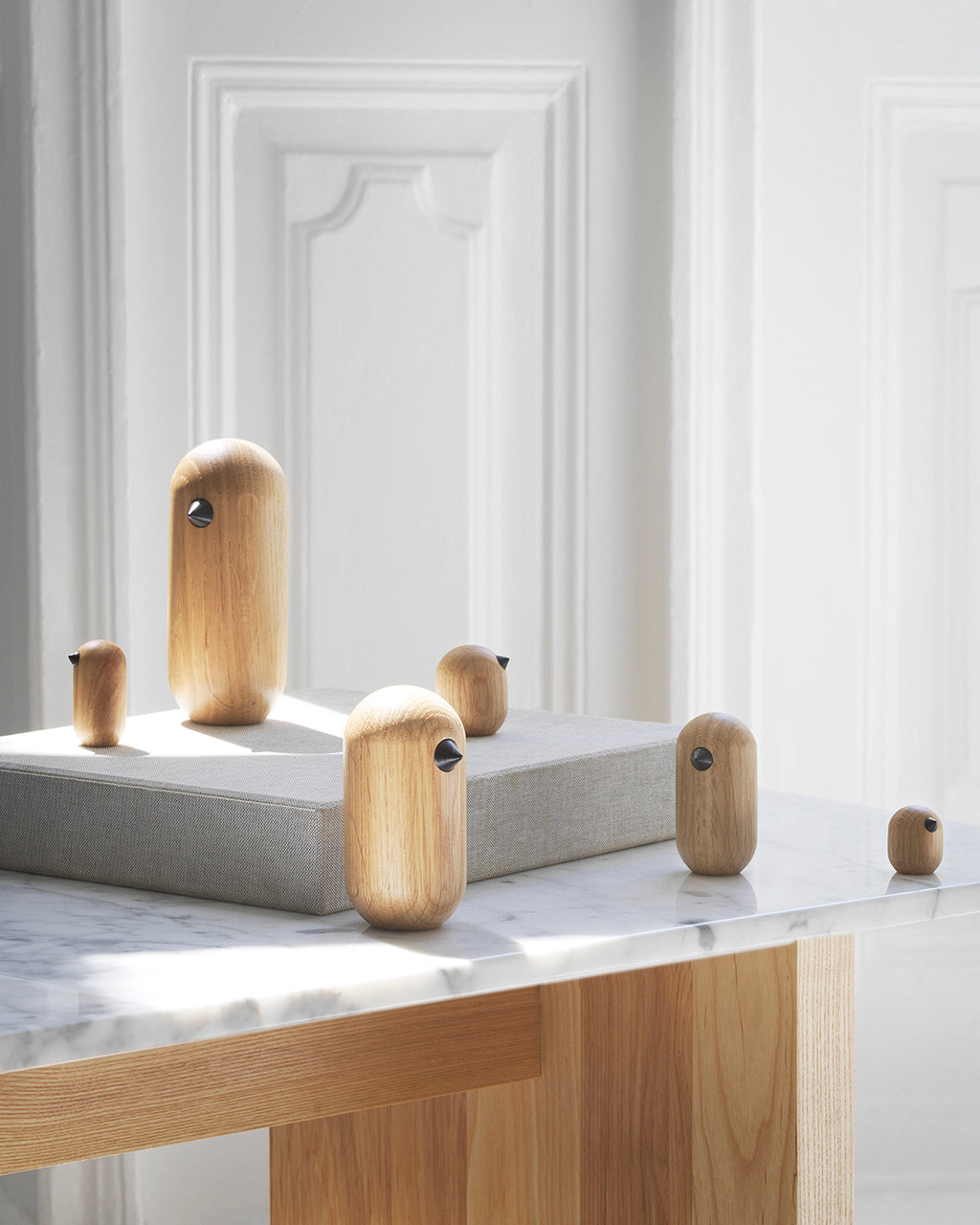 ของตกแต่งตั้งโต๊ะ นกไม้ Little Bird 10 ซม. ทำจากไม้โอ๊ค ดีไซน์มินิมอล จาก Normann Copenhagen